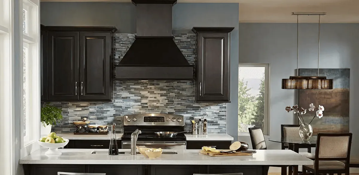 Kitchen cabinet painting and refinishing in a modern kitchen in Wilmington, NC